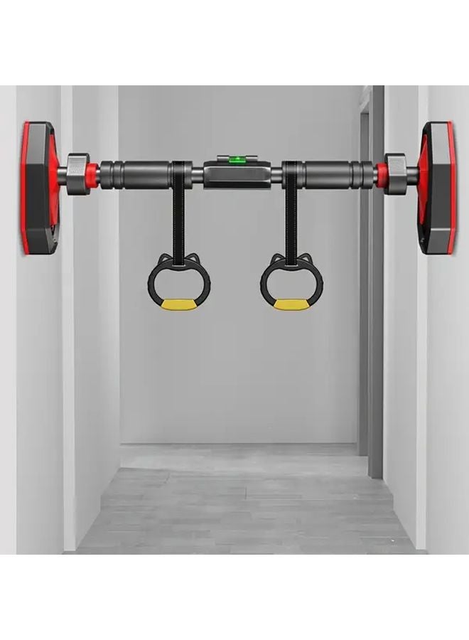 Adjustable Doorway Pull Up Bar Home Gym Equipment Core Muscle Training Size L 47 24 62 99 Inch - Image 1